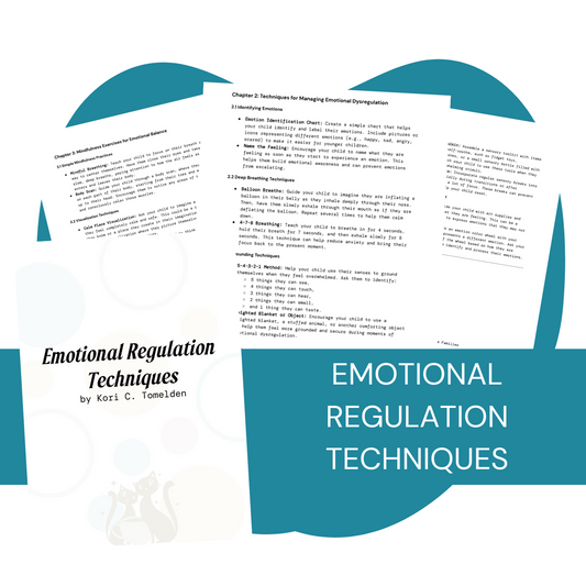 Emotional Regulation Techniques eBook and Workbook